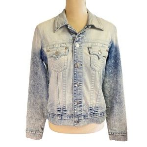 True Religion Snap-Front Trucker Jean Jacket